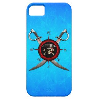 Pirate Skull Compass Rose iPhone 5 Case