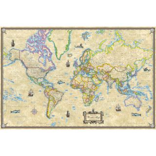 Universal Map Antique World Map