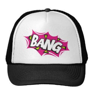 Bang Cartoon Pow Zap Hats