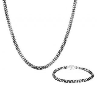 Michael Dawkins Sterling Mesh Chain Bracelet or Necklace 