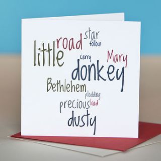 'little donkey' christmas card by belle photo ltd