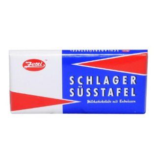 Zetti Schlager Ssstafel Milchschokolade mit Erdnssen   1 x 100 g Lebensmittel & Getrnke