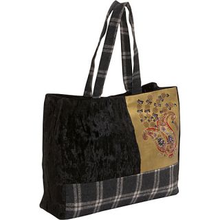 Moyna Handbags Velvet Bag With Sequin & Glass Beads