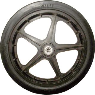 Marathon Tires Flat-Free Cart Tire — 16in. x 1.75in.  Flat Free Spoked Wheels