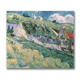 Trademark Fine Art Cottages at Auver Sur Oise, 1890 Canvas Art
