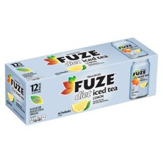 Fuze Lemon Diet Iced Tea 12 oz, 12 pk