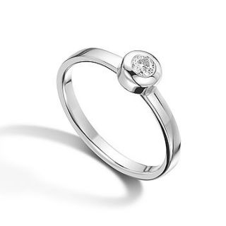 white gold parallel ring by shona jewellery