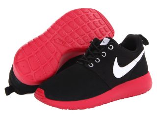 Nike Kids Roshe Run (Little Kid/Big Kid) Black/Distance Red/White