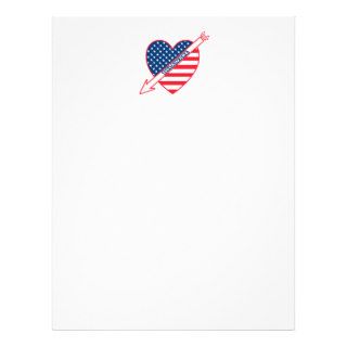 Delaware Patriot Flag Heart Full Color Flyer