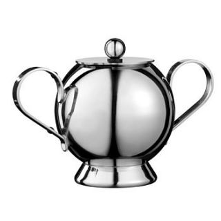 spheres sugar bowl with spoon by nick munro