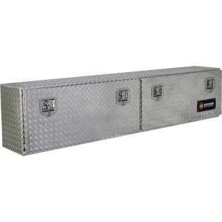 Locking Aluminum Top-Mount Truck Box — 72in. x 12in. x 16in. Size, 2-Doors  Top Mount Boxes
