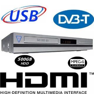MEDION MD 83500 X70002 HDD Festplatten DL DVD Recorder 500GB HDD DVB T & TV analog USB HDMI DV AV OTR DTS Wiedergabe von  WMA JPEG MPEG4 via USB DivX 3,4,5,6 Heimkino, TV & Video