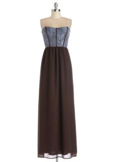 Enchanting Introductions Dress in Brown  Mod Retro Vintage Dresses