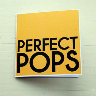 'perfect pops' greetings card by my love lane