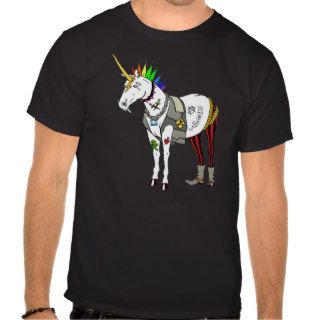 Punk Rock Unicorn T Shirt