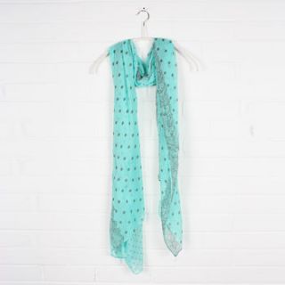 scarf, dottie lace by bohemia