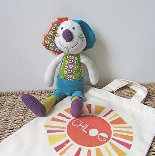 'jeff the rabbit' soft toy by owl & cat designs