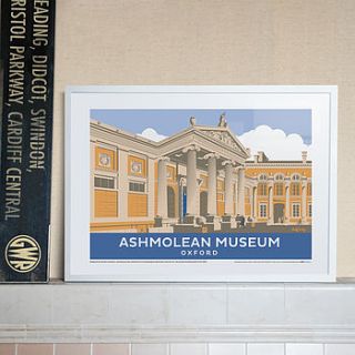 ashmolean museum oxfordshire print by andy tuohy design