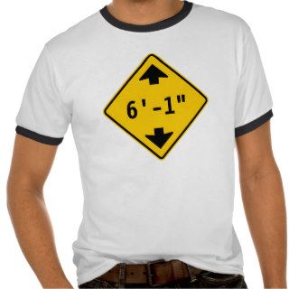Personalized Clearance Height Highway Sign T Shirt