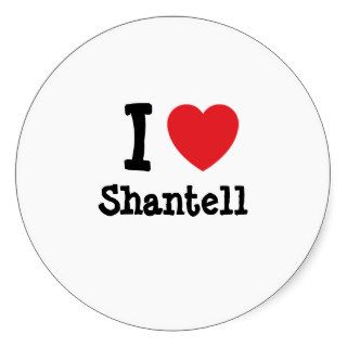 I love Shantell heart T Shirt Sticker