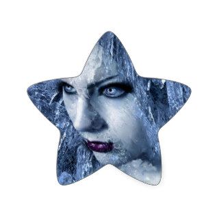 ice queen star stickers