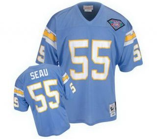 NFL Chargers 1994 Junior Seau Authentic Throwback Jersey —