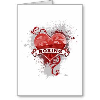 Love Boxing Greeting Cards