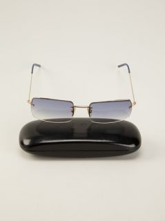 Gucci Vintage Rectangular Frame Sunglasses