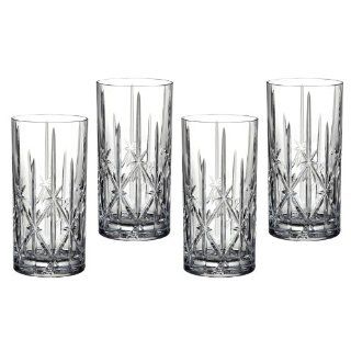 Marquis by Waterford Sparkle High Ball Glasses, 22 Ounce, Set of 4 Kitchen & Dining