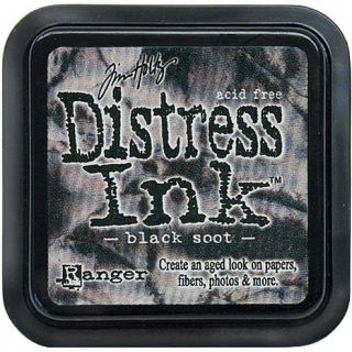 Tim Holtz Distress Ink Stamp Pad   Black Soot
