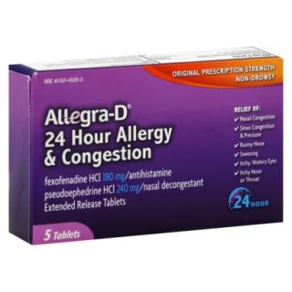 Allegra D Adult 24 Hour Allergy and Congestion R