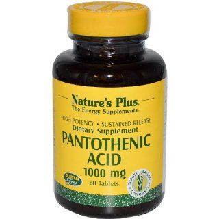 Pantothenic Acid 1000 mg (Pantothensure) 60 Tabl. S/R NP Lebensmittel & Getrnke