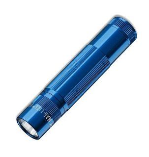 Maglite XL100 LED Flashlight Blue Sleek Tactical Design Push Button Tail Cap Switch Sports & Outdoors