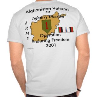 Afgan 1st Inf T Shirt w/1