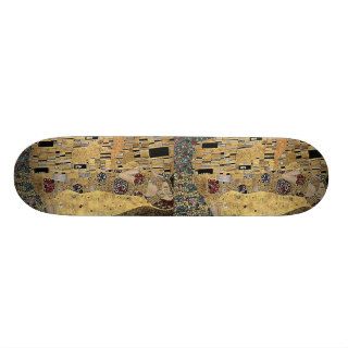 Gustav Klimt's The Kiss (circa 1908) Skateboard