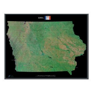 Iowa space satellite poster