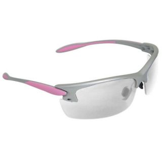 Radians Womens Pink Anti Fog Shooting Glass Silver/Pink Clear Lens 700688