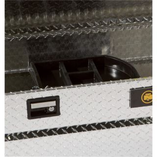 Aluminum Gull Wing Crossbed Truck Box — 72 1/4in.L x 20 1/2in.W x 15in.H