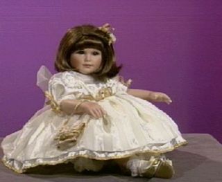 Ann Marie Holiday 12 Porcelain Doll by Marie Osmond —