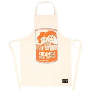 creamola foam apron by gillian kyle