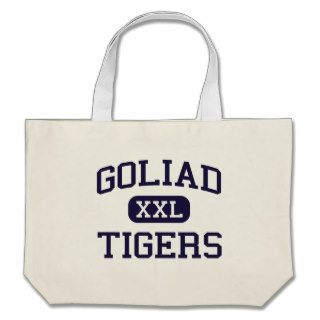 Goliad   Tigers   High School   Goliad Texas Canvas Bags