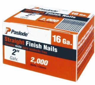 Paslode 650281 1 Inch by 16 Gauge Galvanized Straight Finish Nail (2, 000 per Box)   Collated Finish Nails  