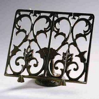 cast iron book stand by lytton and lily vintage home & garden
