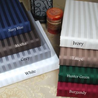 Simple Luxury 400 Thread Count Egyptian Cotton Stripe Pillowcase Set