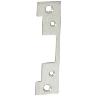 HES Stainless Steel 501 Faceplate for 5000 and 5200 Series Electric Strikes for ANSI Metal Jambs, Satin Stainless Steel Finish Home Security Systems