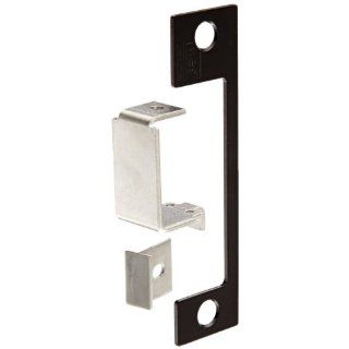 HES Stainless Steel HTD Faceplate for 1006 Series Electric Strikes for Mortise Lockset with Center Lined Deadlatch, Bronze Toned Finish Industrial Hardware