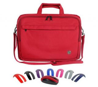 ToteIt Deluxe 17 Laptop Case & ClickIt Switch Lid Mouse —