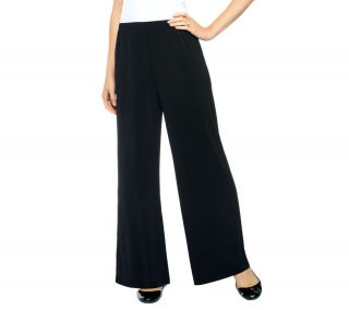 Joan Rivers Regular Length Palazzo Style Pull On Pants —