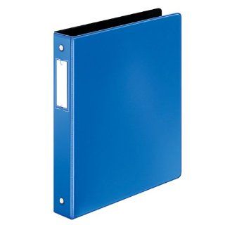Cardinal by TOPS Products EasyOpen Locking Round Ring Binder with Label Holder, 1 Inch Capacity, Medium Blue (18817) 