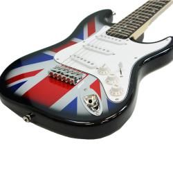 SVP dr. Tech Kids MS X2 British Flag Design Electric Guitar SVP Guitars & Amplifiers